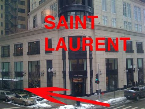 saint laurent chicago photos|ysl north rush street.